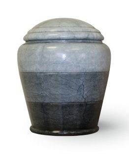 Unique Natural Stone Cremation Urn for Ashes Grey