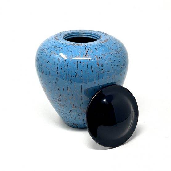 Unique Adult Fibreglass Ashes Urn Light Blue